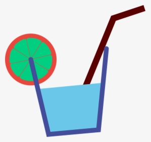Drink, Straw, Lime, Cocktail, Refreshment, Beverage, HD Png Download, Transparent PNG