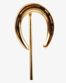 Vintage Lucky Horseshoe Stick Pin 14k Gold From Vintage, HD Png Download, Transparent PNG
