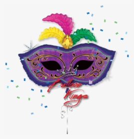 Mardi Gras Feather Mask, HD Png Download, Transparent PNG