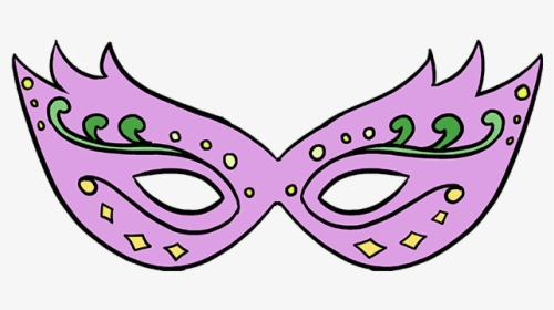 How To Draw Mardi Gras Mask, HD Png Download, Transparent PNG