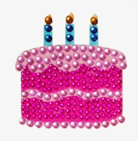 Rhinestone Birthday Cake 2in Stickerbeans, HD Png Download, Transparent PNG