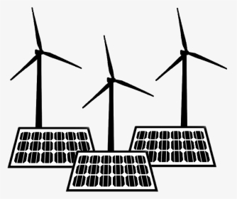 File - Renewable Generators - Wind Turbine - Solar, HD Png Download, Transparent PNG