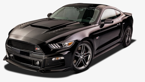 Stylish Black Ford Roush Rs Mustang Car, HD Png Download, Transparent PNG