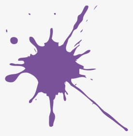 Purple Paint Splatter, HD Png Download, Transparent PNG