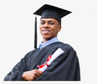 A Picture Of An African American Male Graduate, HD Png Download, Transparent PNG