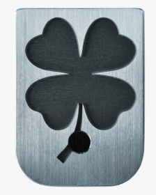 4 Leaf Clover Stainless Steel Finish Mag Plate, HD Png Download, Transparent PNG