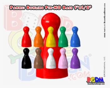 Pawns Bowling Pin Shaped, Player Pieces, Movers, HD Png Download, Transparent PNG