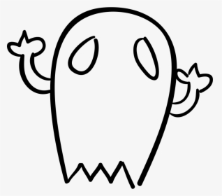 Snapchat Ghost Lineart, HD Png Download, Transparent PNG