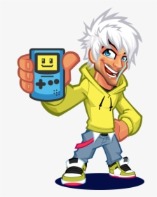 Retrosix Mascot Logo Gameboy Color, HD Png Download, Transparent PNG