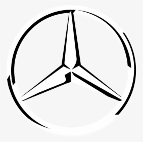 Mercedes logo PNG transparent image download, size: 1112x966px