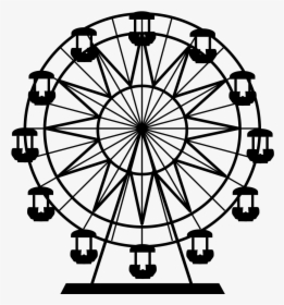 Car Ferris Wheel 2018 A3c Festival Drawing, HD Png Download, Transparent PNG