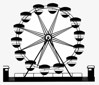 Car Ferris Wheel Wagon Clip Art, HD Png Download, Transparent PNG
