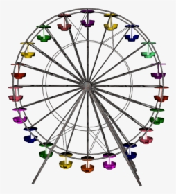 Real Ferris Wheel Png Clipart , Png Download, Transparent Png, Transparent PNG