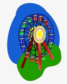 Amusement Clipart Big Wheel, HD Png Download, Transparent PNG
