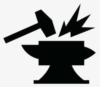 Hammer And Anvil Icon Clipart , Png Download, Transparent Png, Transparent PNG