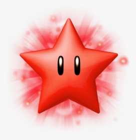 Mario Star Clipart Red, HD Png Download, Transparent PNG