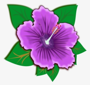 Blue Flower Clipart Rainforest Flower, HD Png Download, Transparent PNG