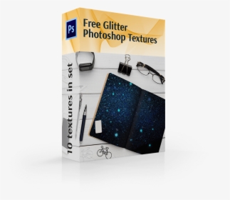 Free Glitter Texture In Photoshop Cover Box, HD Png Download, Transparent PNG