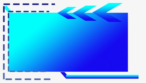 Blue Technology Style Texture Border Png And Psd, Transparent Png, Transparent PNG