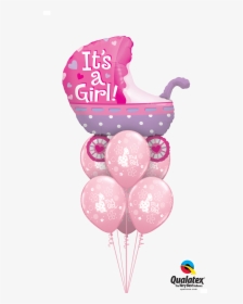 Baby Girl Pram At London Helium Balloons  								data-caption, HD Png Download, Transparent PNG