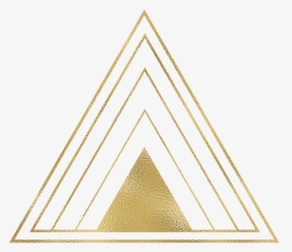 #gold #triangle #frame #outline #edit #background #design, HD Png Download, Transparent PNG
