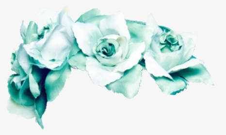 #blue #turqoise #flower #crown #flowercrown #rose #roses, HD Png Download, Transparent PNG