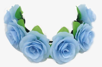 #flowercrown #flowers #flower #blue #blueflower #crown, HD Png Download, Transparent PNG
