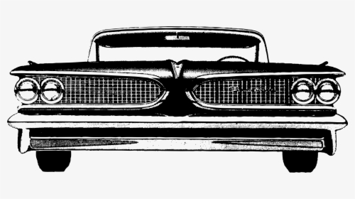 Vector Classic Car Clipart Black And White, HD Png Download, Transparent PNG