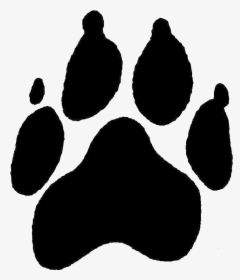 Dog Print Pawprint Silhouette At Free For Personal, HD Png Download, Transparent PNG