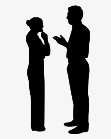 Man Talking Png Silhouette , Png Download, Transparent Png, Transparent PNG