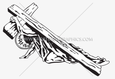 Jesus Carrying The Cross, HD Png Download, Transparent PNG