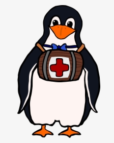 Free Penguin Red Cross Clipart Clipart And Vector Image, HD Png Download, Transparent PNG