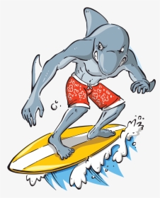 Surfing Sport Cartoon Sea Extreme Free Hd Image Clipart, HD Png Download, Transparent PNG