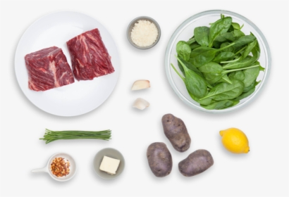 Pan-seared Steaks With Creamed, HD Png Download, Transparent PNG
