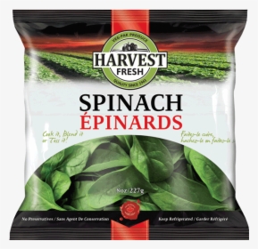 Harvest Fresh Bagged Spinach, HD Png Download, Transparent PNG
