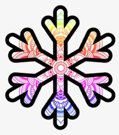 Coloring Pages Snowflake Clipart , Png Download, Transparent Png, Transparent PNG