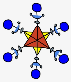 Star Of David Snowflake, Multicolor, HD Png Download, Transparent PNG
