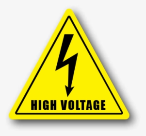 Hazard Sign High Warning Safety Voltage Clipart, HD Png Download, Transparent PNG
