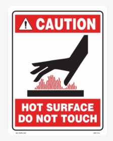 Caution Hot Surface Do Not Touch Industrial Styrene, HD Png Download, Transparent PNG