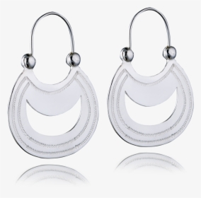 Sterling Silver Drop Earring Of The Moon, HD Png Download, Transparent PNG