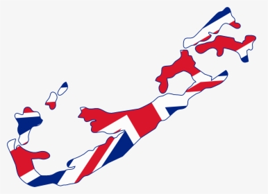 Flag Map Of Bermuda, HD Png Download, Transparent PNG