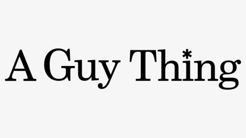 A Guy Thing Logo Png Transparent, Png Download, Transparent PNG
