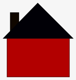Red House Outline Clipart, HD Png Download, Transparent PNG