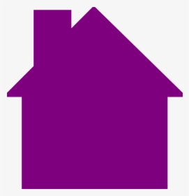 House Logo Purple Clip, HD Png Download, Transparent PNG
