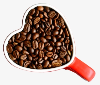 Coffee Beans In Cup, Isolated, Coffee, Cut Out, Drink, HD Png Download, Transparent PNG