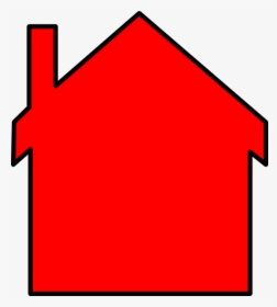 Red House Clip Art At Clker, HD Png Download, Transparent PNG