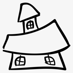 Halloween House Building Outline, HD Png Download, Transparent PNG
