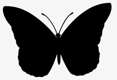 Silhouette Butterfly Clip Art Transparent Png , Png, Png Download, Transparent PNG