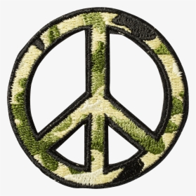 Camo Peace Sign Sticker Patch V, HD Png Download, Transparent PNG