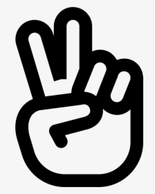 Hand Peace Icon, HD Png Download, Transparent PNG
